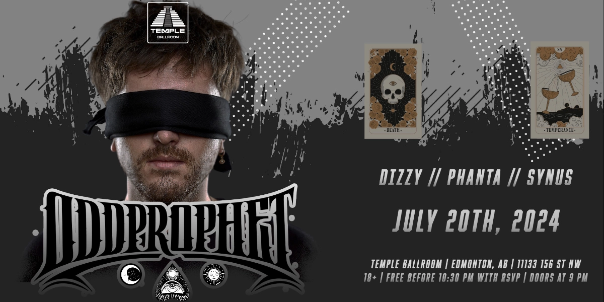 Event image for TEMPLE BALLROOM PRESENTS: ODDPROPHET // FREE BEFORE 10:30 PM