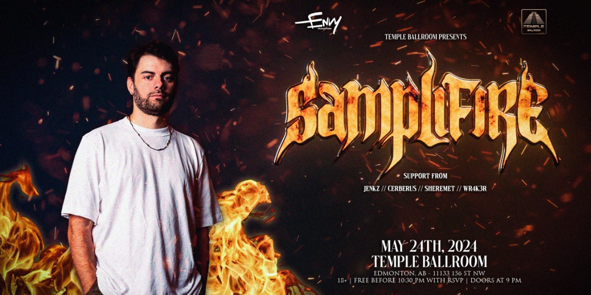 Event image for TEMPLE BALLROOM PRESENTS : SAMPLIFIRE // FREE BEFORE 10:30 PM