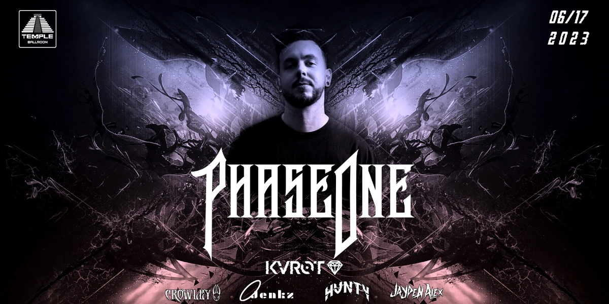 Event image for TEMPLE BALLROOM PRESENTS : PHASEONE
