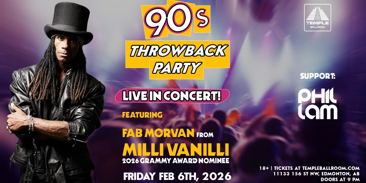Event image for FAB MORVAN OF MILLI VANILLI // 2026 GRAMMY NOMINEE