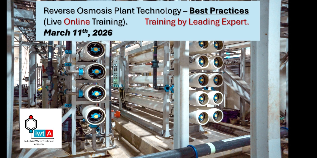 Event image for Reverse Osmosis Plant Technology – Best Practices (Live Training)