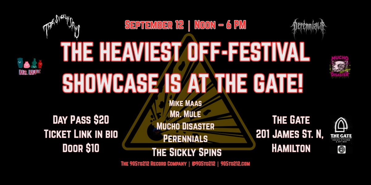 Event image for The Sickly Spins w/ Perennials, Mucho Disaster, Mr. Mule & Mike MaaS