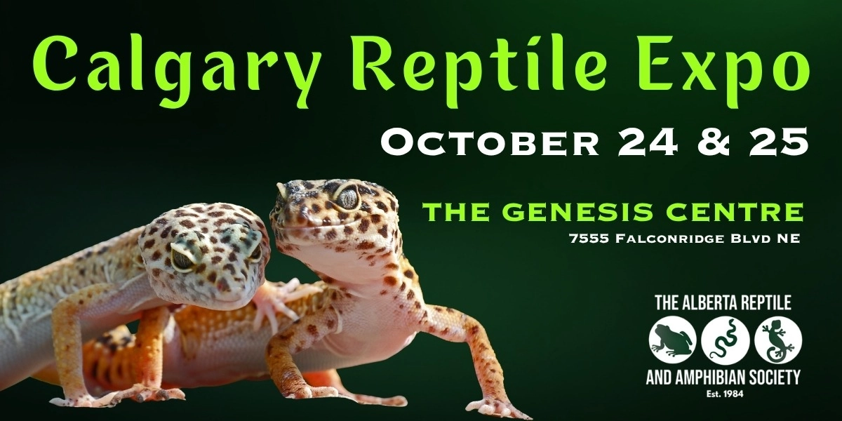 Event image for Calgary Reptile Expo October 24-25 2026