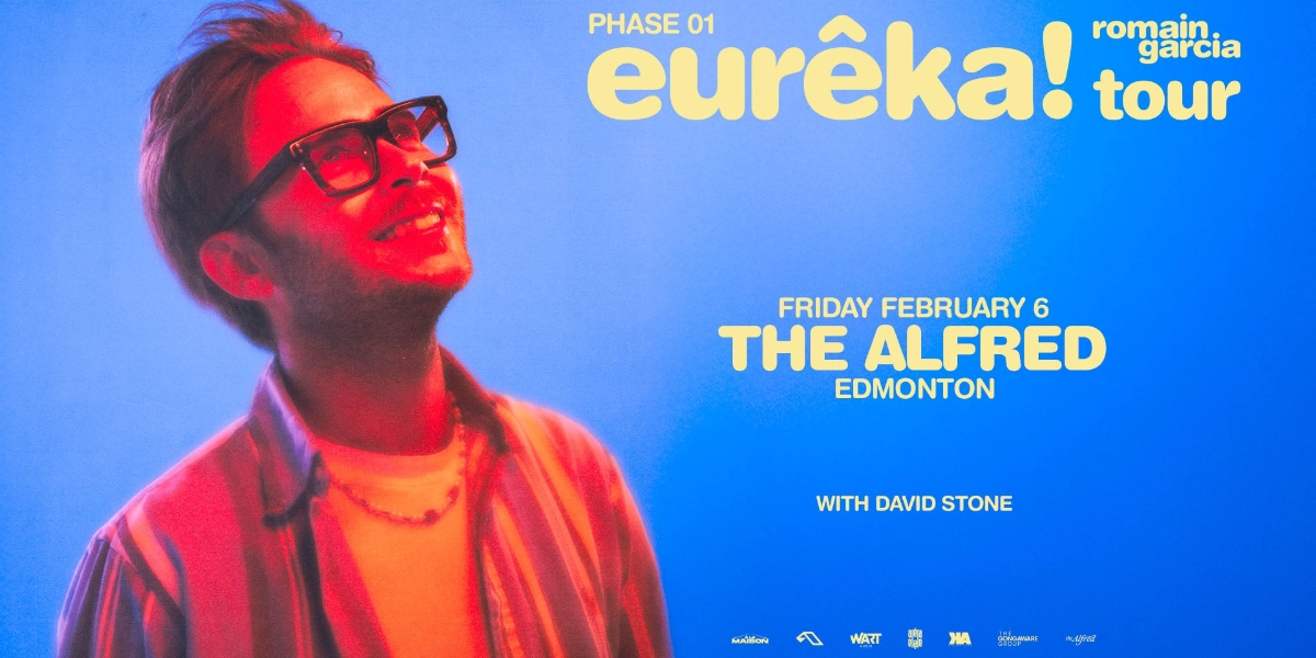 Event image for ROMAIN GARCIA "EURÊKA!" album tour - Fri Feb 6 2026 [EDMONTON]