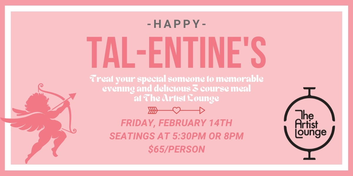 Event image for Valentine's Day Dinner at The Artist Lounge