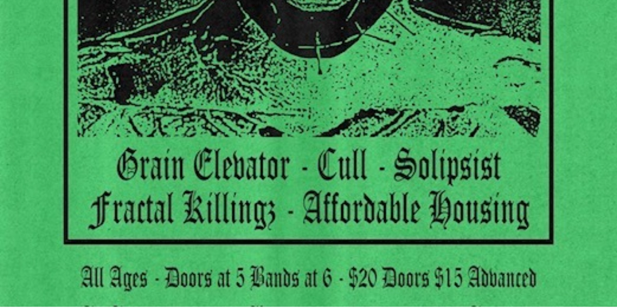 Event image for Bog Walker, Grain Elevator, Cull & More @ The Aviary!
