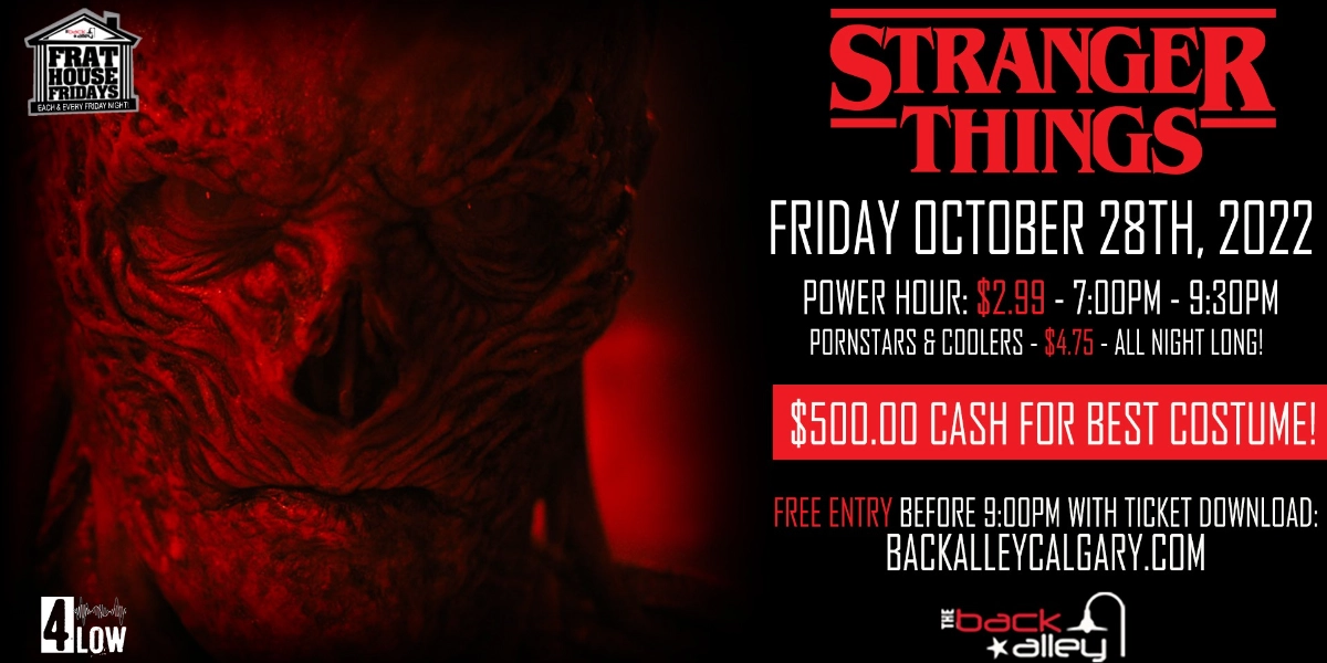 Event image for Stranger Things - $500.00 COSTUME CONTEST!