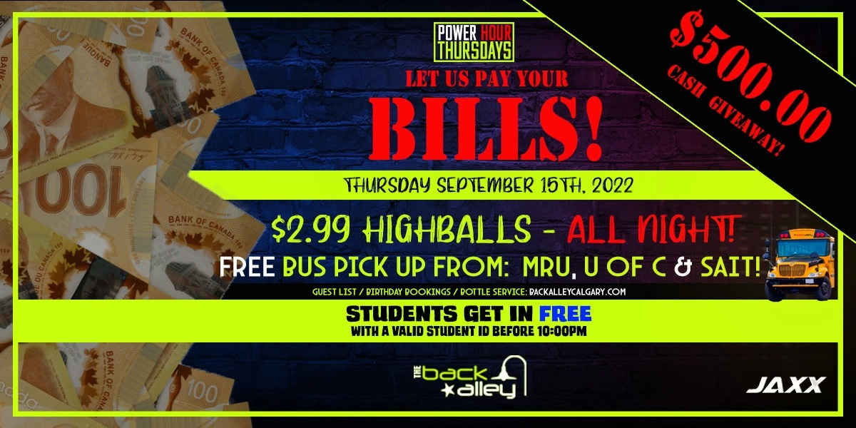 Event image for Let Us Pay Your Bills - $500.00 CASH GIVEAWAY!