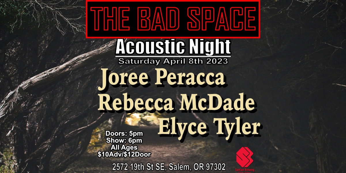 Event image for Acoustic Night! Rebecca McDade, Elyce Tyler, Joree Peracca