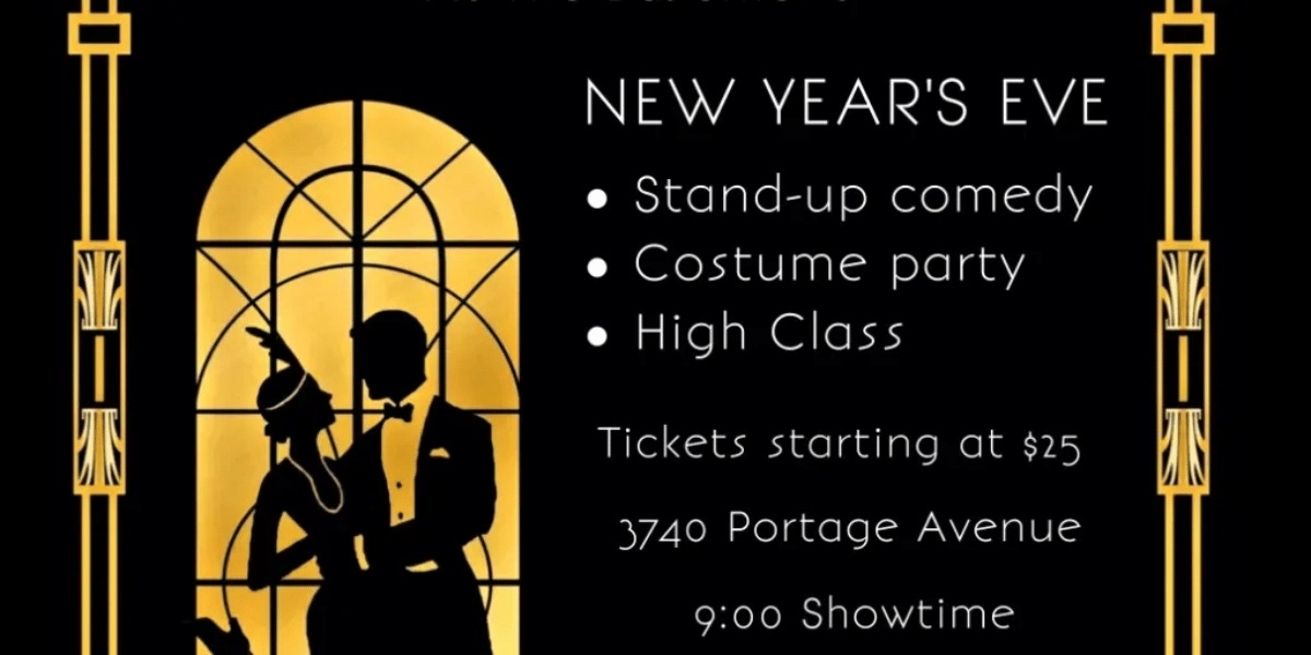 Image d'événement pour Gatsby New Year's Eve Comedy Party