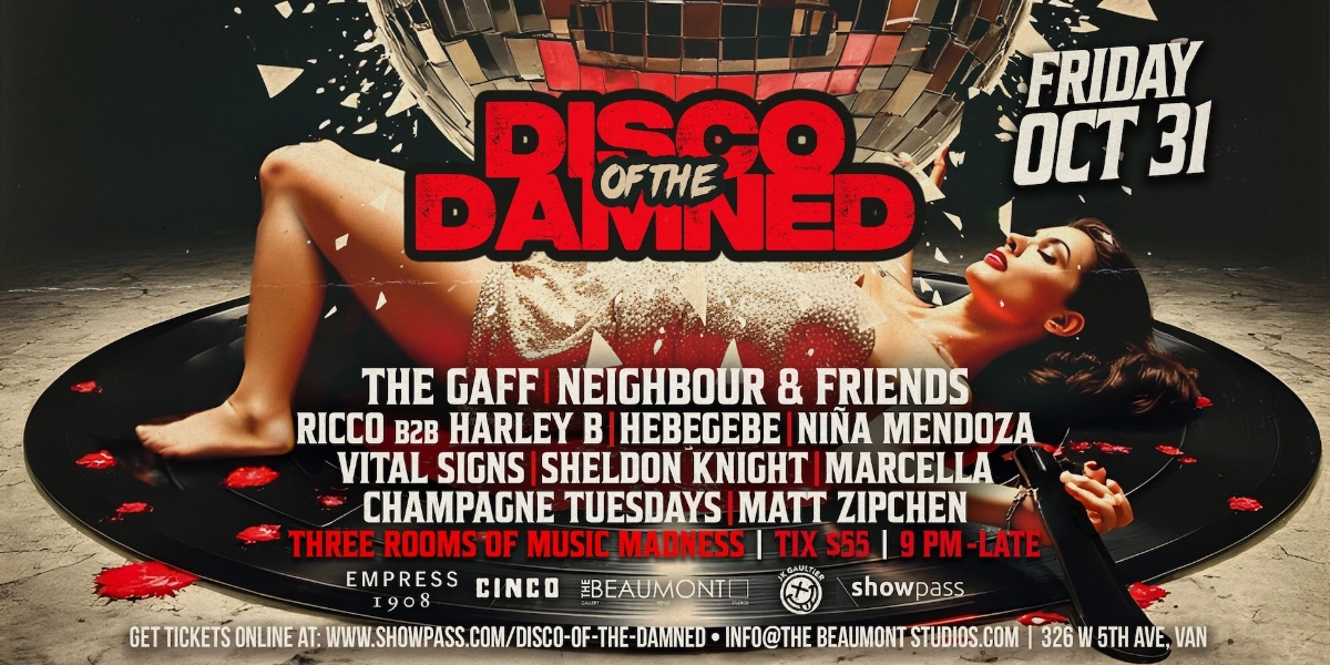 Event image for Disco Of The Damned