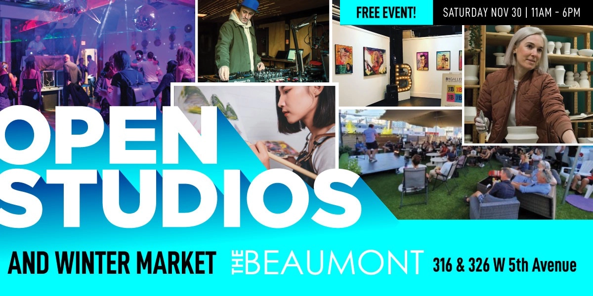 Event image for BEAUMONT OPEN STUDIOS + WINTER MARKET