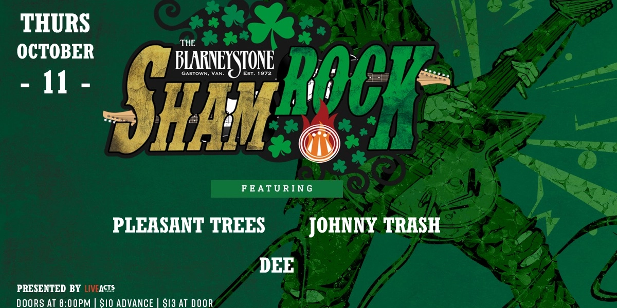 Event image for Pleasant Trees w/ Johnny Trash and Dee at The Blarney Stone
