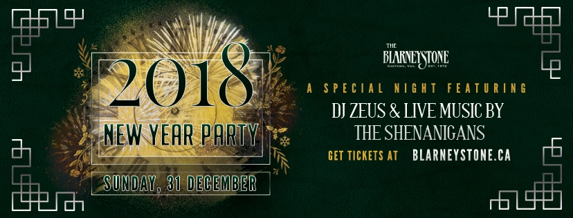 Event image for New Year Celebration - Ring in 2018 at The Blarney Stone