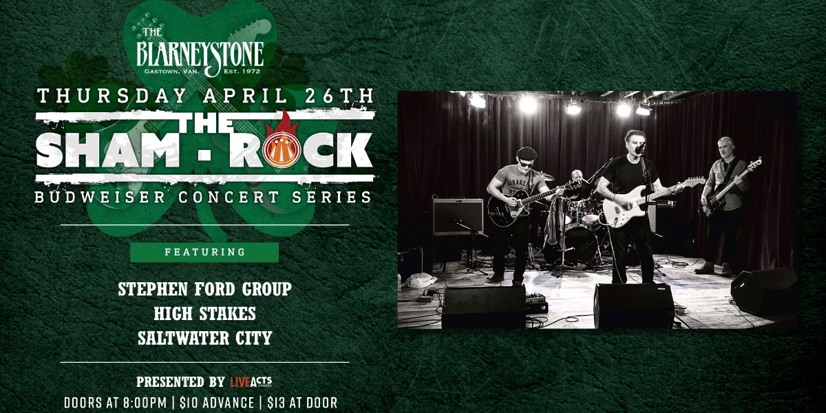 Event image for Stephen Ford Group w/ High Stakes and Saltwater City