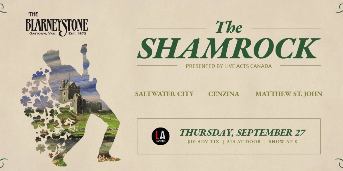 Event image for Saltwater City w/ Cenzina and Matthew St John