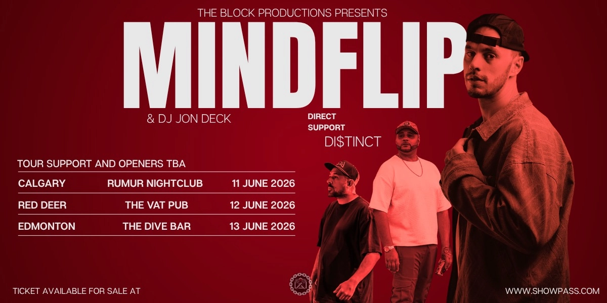 Event image for MINDFLIP - LIVE IN EDMONTON!