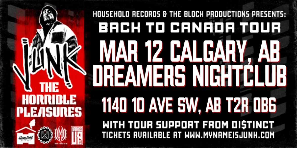 Event image for Junk - Horrible Pleasures Calgary!