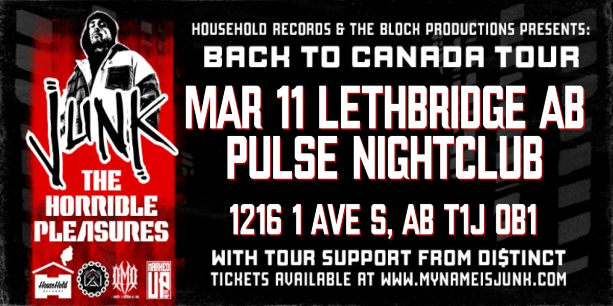 Event image for Junk - Horrible Pleasures Lethbridge!