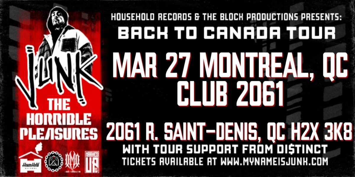 Event image for Junk - Horrible Pleasures MONTREAL!