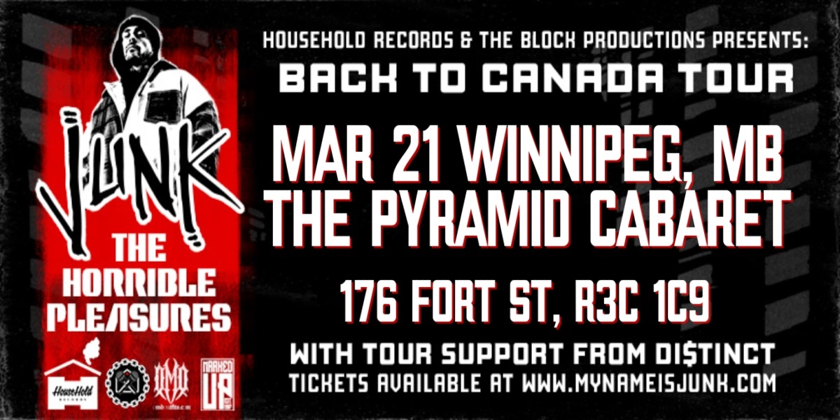 Event image for Junk - Horrible Pleasures Winnipeg!