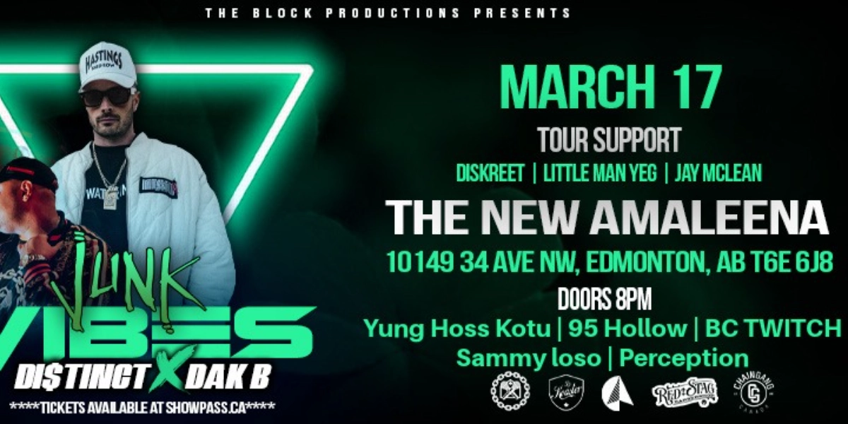 Event image for JUNK - LIVE IN EDMONTON w DI$TINCT