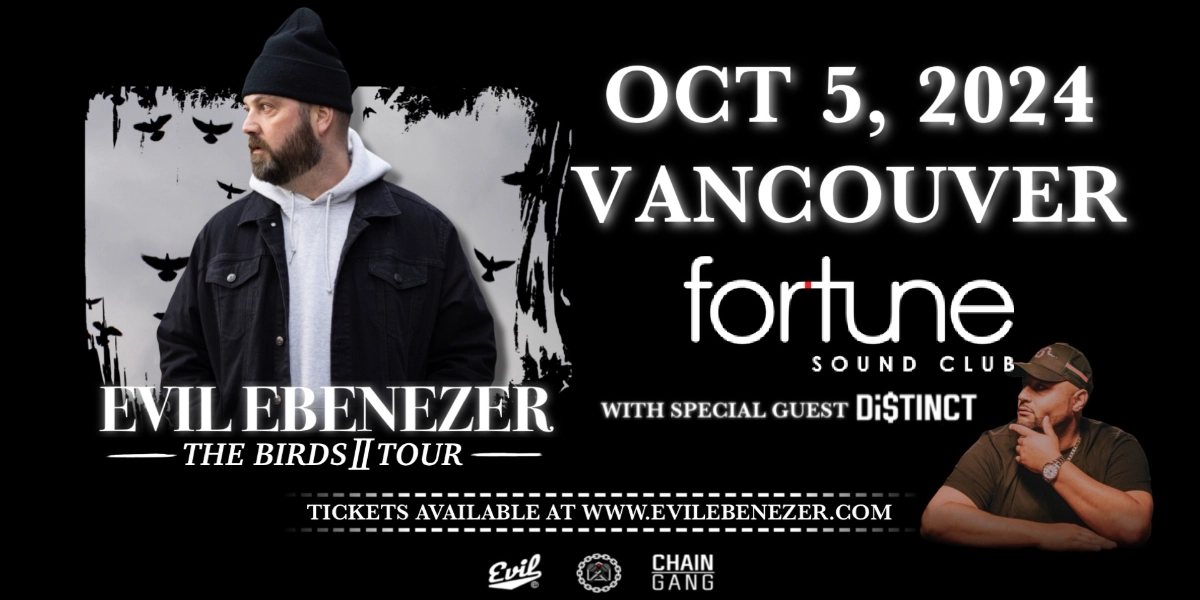 Event image for EVIL EBENEZER - LIVE IN VANCOUVER! With DI$TINCT!