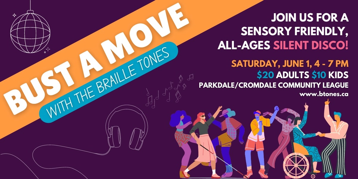 Event image for Bust A Move with The Braille Tones | A Silent Disco Fundraiser