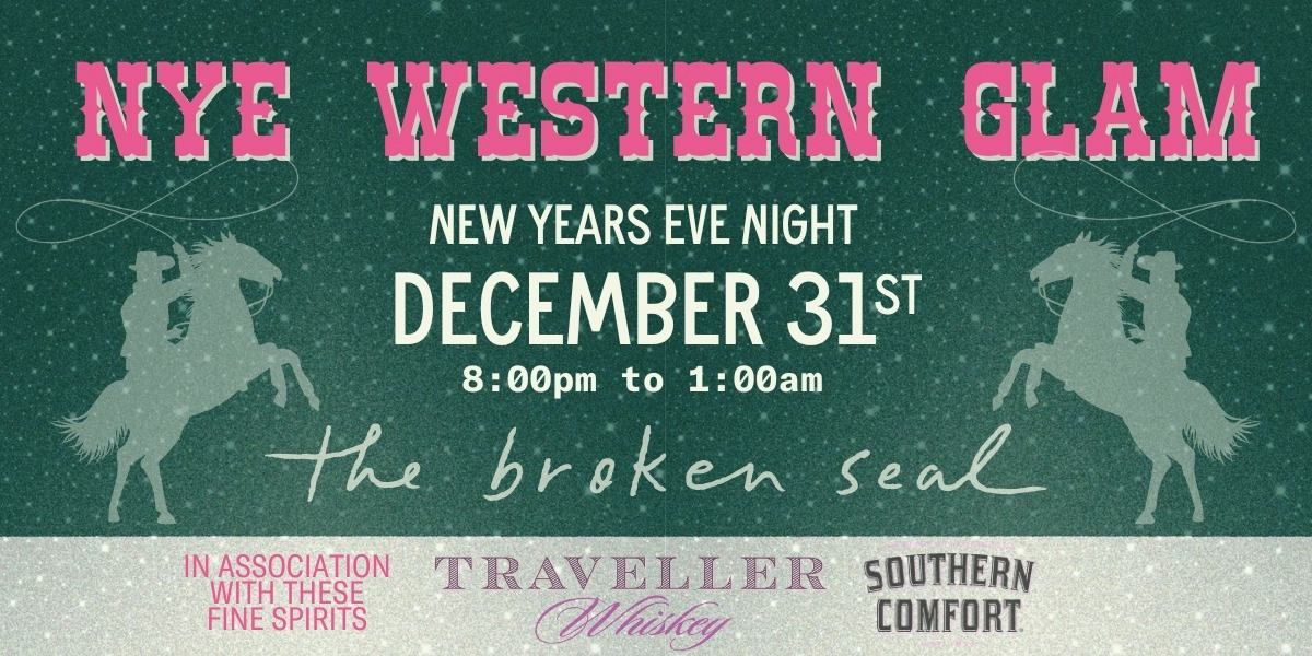 Event image for NYE at The Broken Seal
