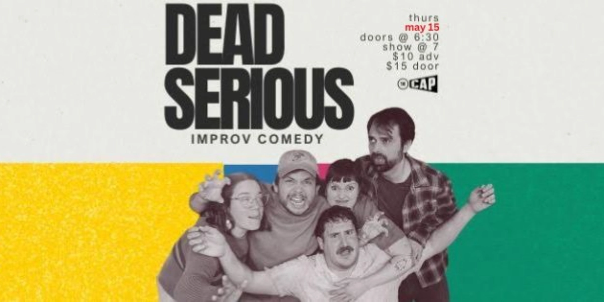 Event image for CANCELLED - Dead Serious Improv