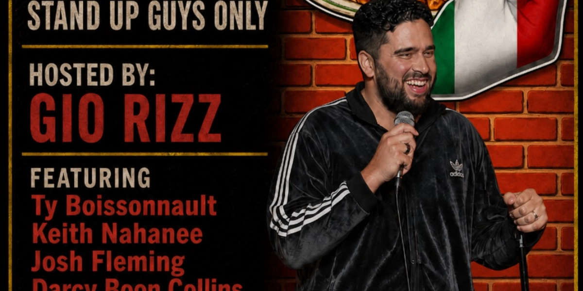 Event image for Sunday S.U.G.O. – Stand Up Guys Only, Dinner & Comedy | The Main