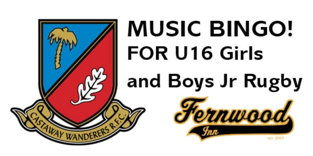 Event image for Castaways U16 Jr Rugby Music Bingo