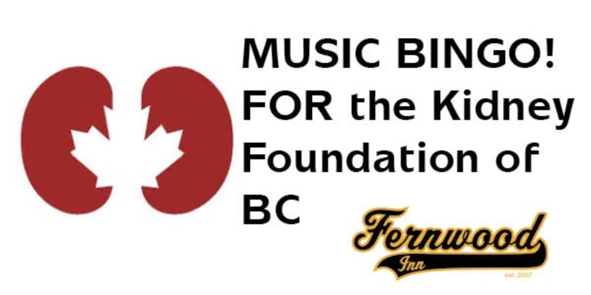 Event image for Kidney Foundation of BC Music Bingo