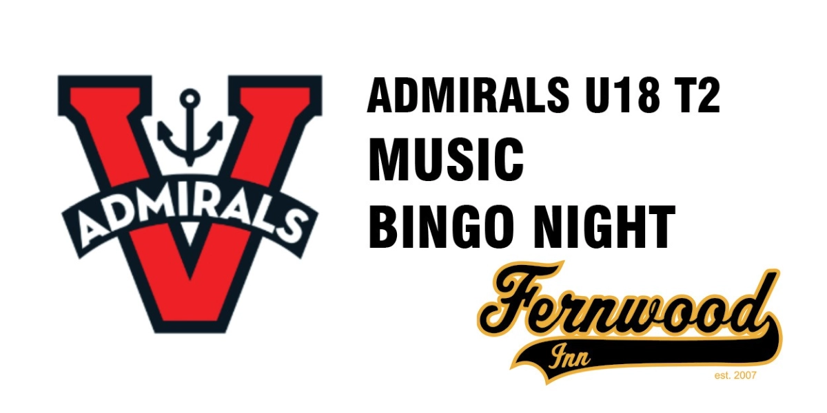 Event image for Admirals U18 T2 Music Bingo