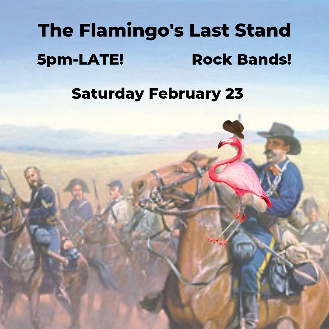 Event image for The Flamingo's Last Stand - TICKETS AT THE DOOR $10