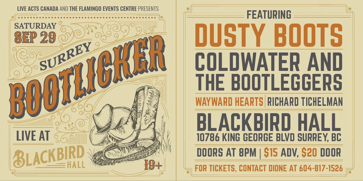 Event image for Surrey Bootlicker TICKETS AVAILABLE AT THE DOOR