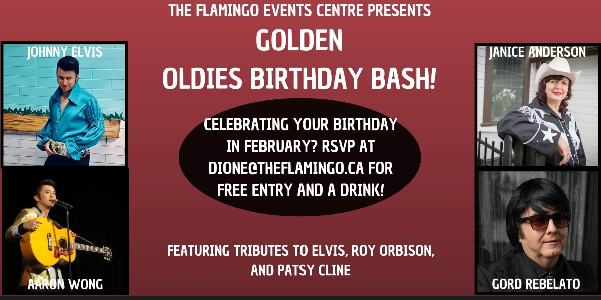 Event image for Golden Oldies Birthday Bash! TICKETS AT THE DOOR $20.
