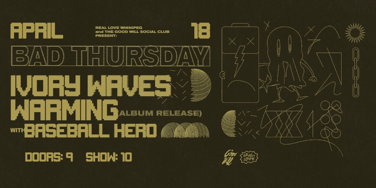 Event image for Ivory Waves and Warming (album release) with Baseball Hero