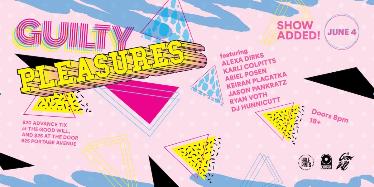 Event image for GUILTY PLEASURES JUNE 4