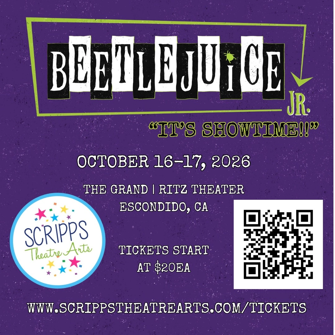 Event image for Scripps Theatre Arts presents "Beetlejuice JR"