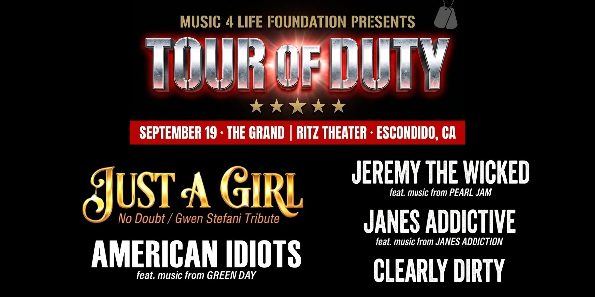 Event image for Music 4 Life Presents: Tour of Duty