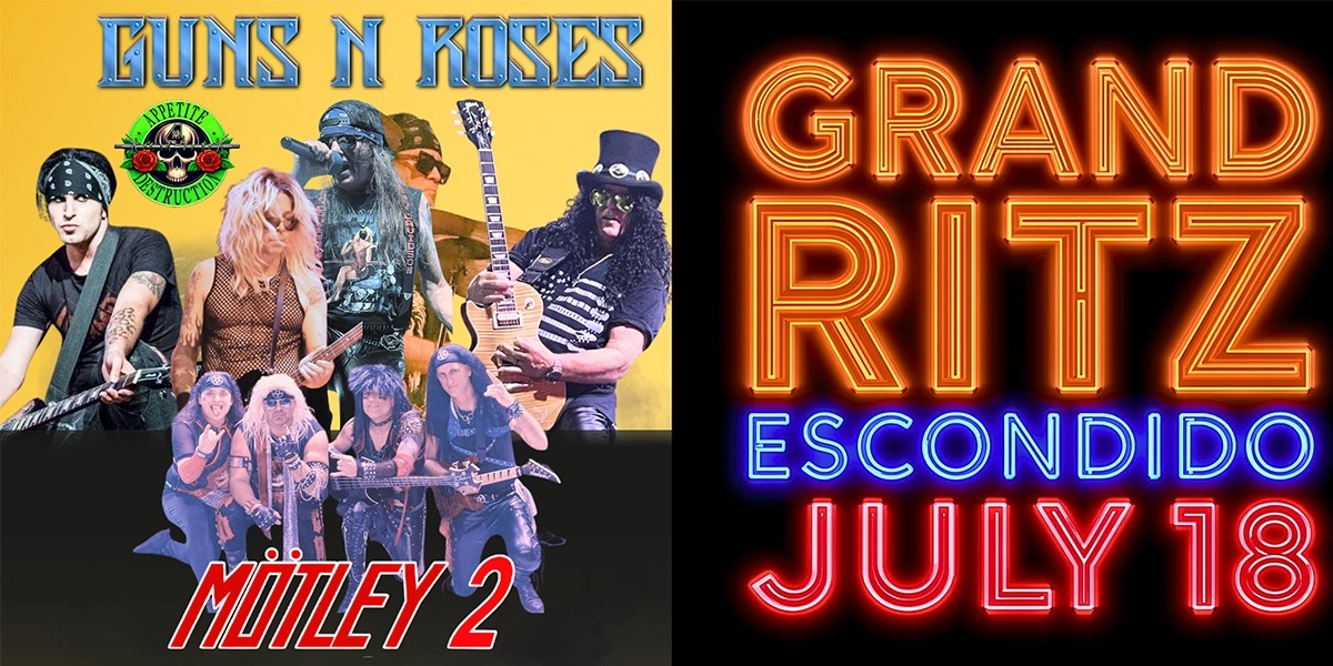 Event image for Guns N' Roses & Motley Crue Rock Tribute - The Ultimate 80s Rock Show