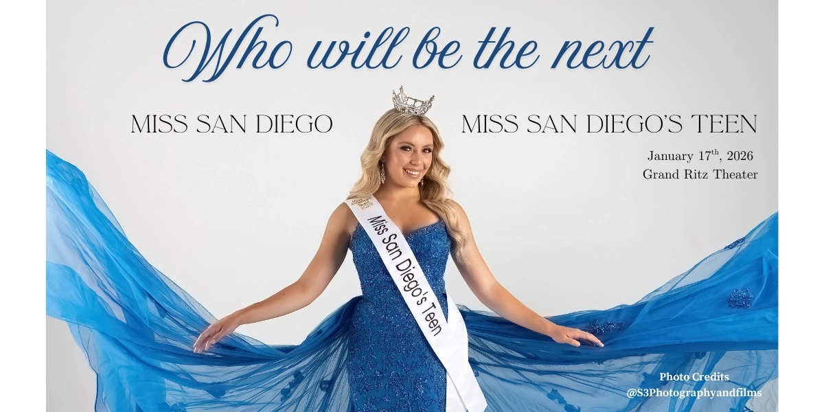 Event image for 2026 Miss San Diego and Miss San Diego's Teen Competition
