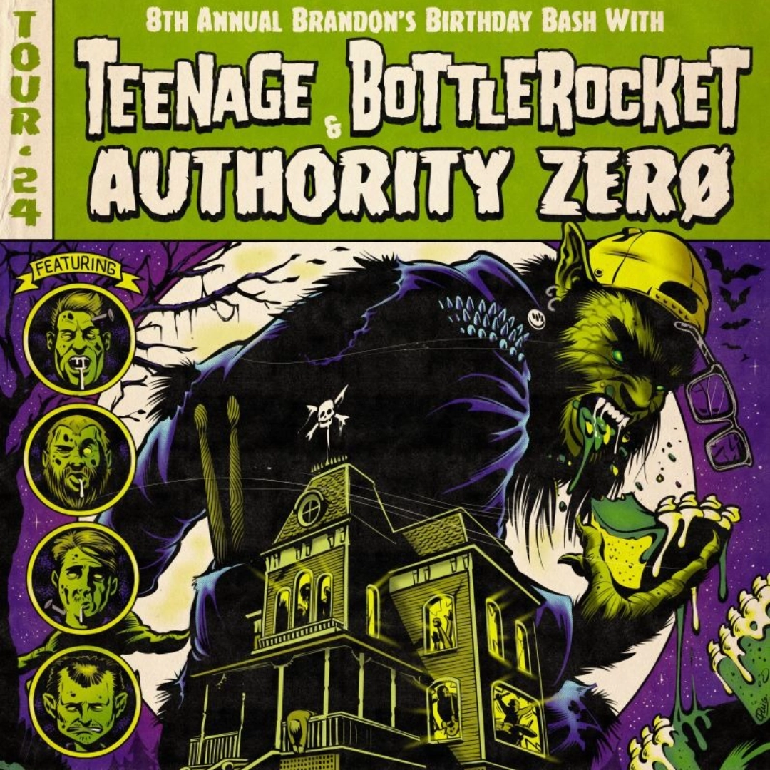 Event image for Teenage Bottlerocket w/ Authority Zero, Spangler, Angelus Errare