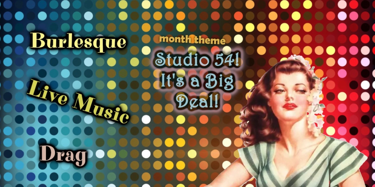 Event image for Sin & Gin Soiree Cabaret - 'Studio 54 - It's a Big Deal!'