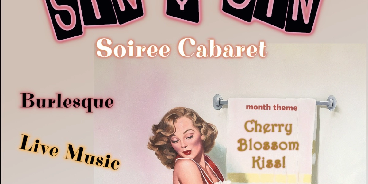 Event image for Sin & Gin Soiree Cabaret - 'Cherry Blossom Kiss!'
