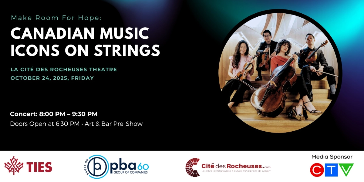 Event image for Make Room for Hope: Celebrating Canadian Music Icons on Strings