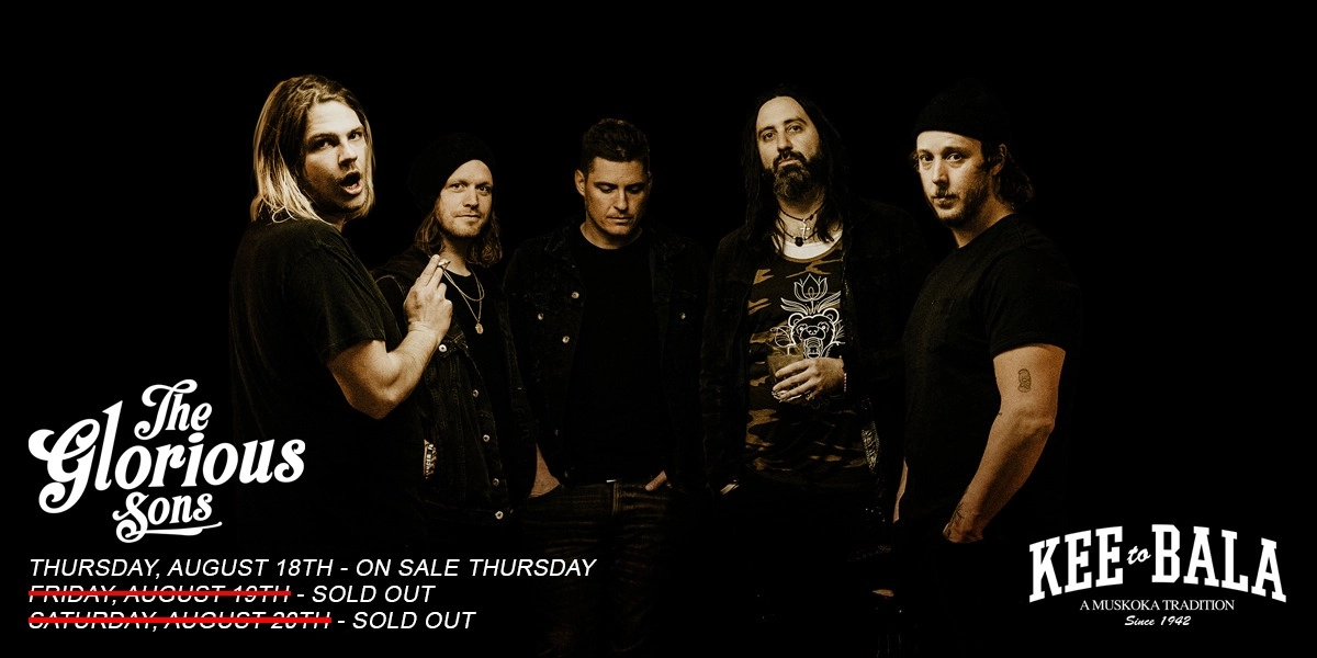 Event image for The Glorious Sons - August 18