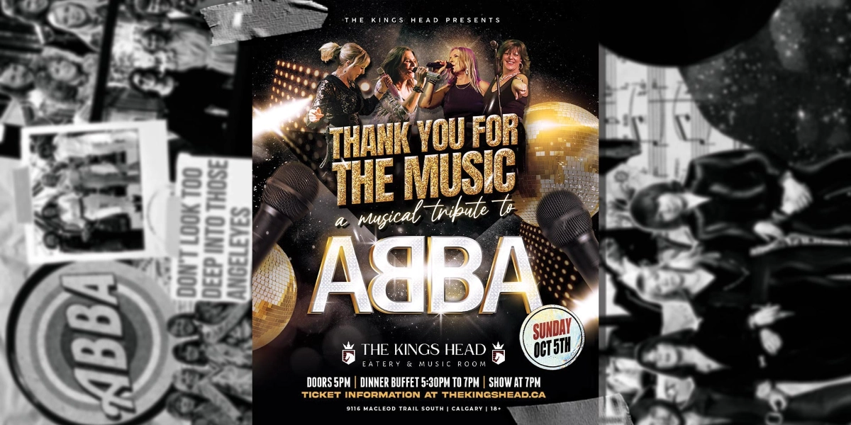 Event image for THANK YOU FOR THE MUSIC - A MUSICAL TRIBUTE TO ABBA