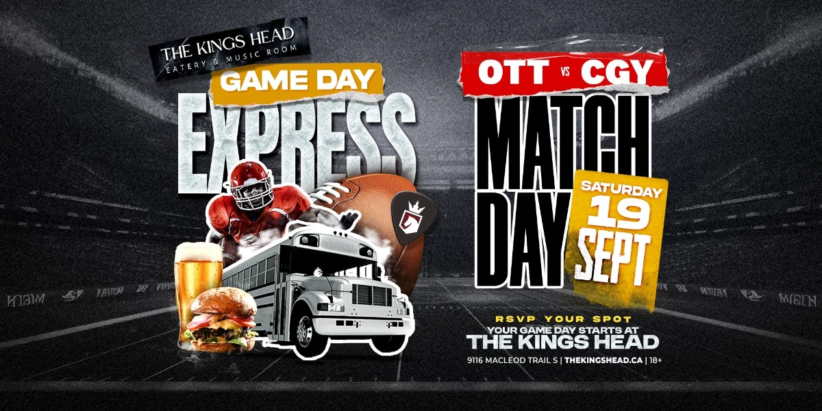 Event image for GAME DAY EXPRESS | OTT @ CGY